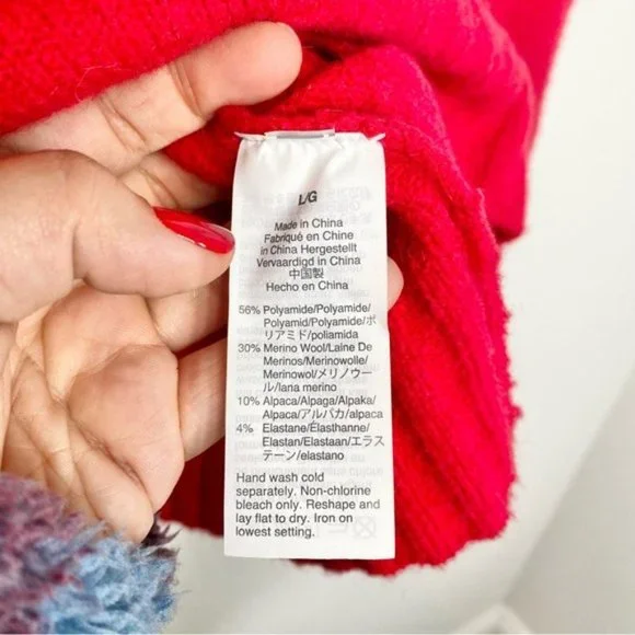 J. Crew Red Mockneck Sweater in Supersoft Yarn - Picture 6 of 7